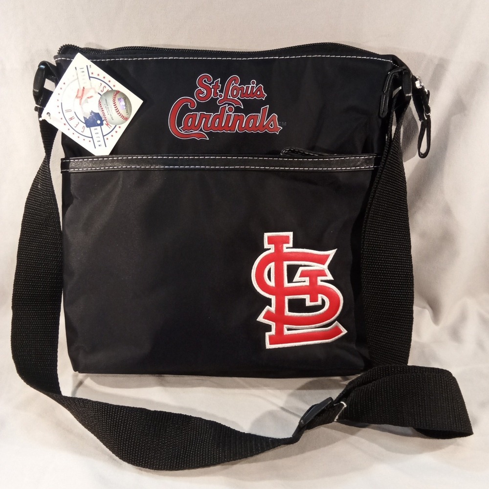 St.‎ Louis Cardinals Crossbody Bag Black Adjustable Strap